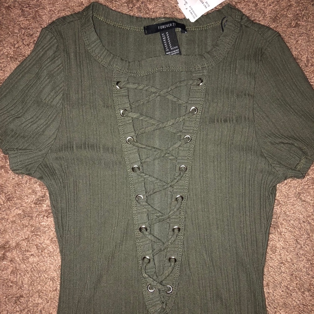 Olive bodysuit